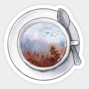 A sip of autumn - no text Sticker